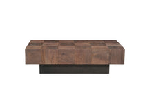 Load image into Gallery viewer, Solid Wood Coffee Table - Dark Brown And Black
