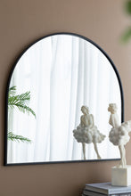 Load image into Gallery viewer, Arched Mirror With Metal Frame, Wall Mirror For Living Room Bedroom Entryway
