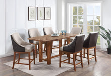 Load image into Gallery viewer, Wood Trestle Base Dining Table - Brown
