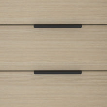 Load image into Gallery viewer, Three Drawer Dresser - Black / Light Oak
