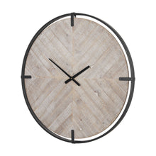 Load image into Gallery viewer, Analog Round Wall Clock - Black / Natural
