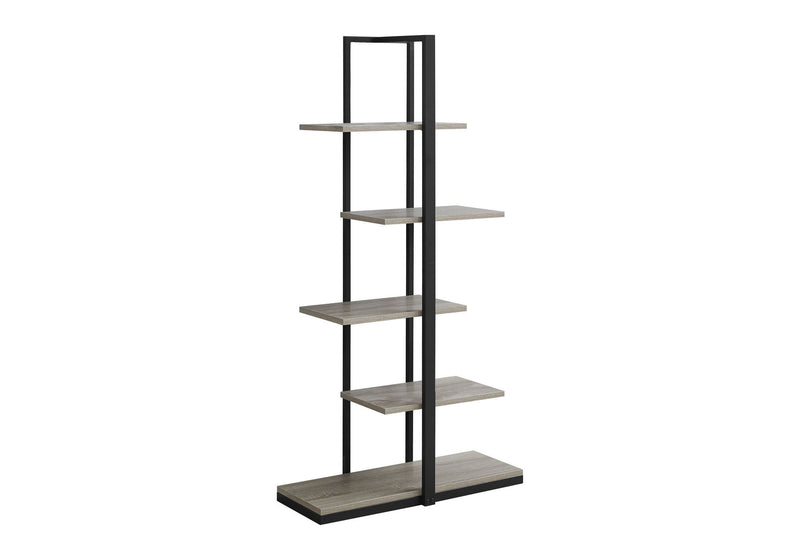Five Tier Etagere Bookcase - Taupe