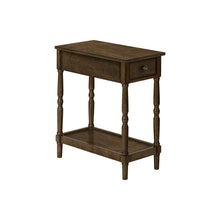 Load image into Gallery viewer, Accent End Table, 2 Tier, Storage Drawer, Traditional Stylish Design
