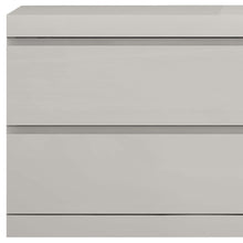 Load image into Gallery viewer, Modern Woodgrain Finish 2 Drawer Nightstand - Gray
