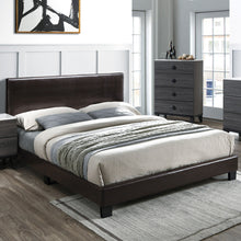 Load image into Gallery viewer, Upholstered Bed With Adjustable Headboard
