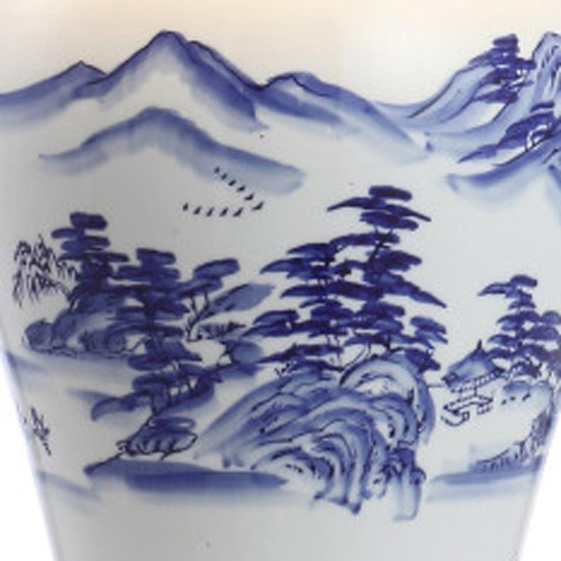 Novelty Table Lamp LED With Empire Shade - Blue