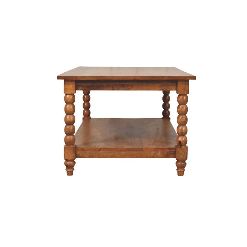 Table With 10 - Brown