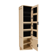 Load image into Gallery viewer, 360° Rotating Makeup Cabinet With Full Length Mirror
