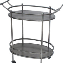 Load image into Gallery viewer, Antique Oval Service Cart - Bronze
