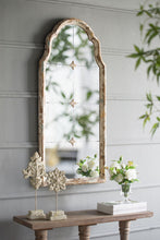 Load image into Gallery viewer, Large &amp; Framed Wall Mirror, Arched Mirror With Decorative Window Look For Living Room - Cream
