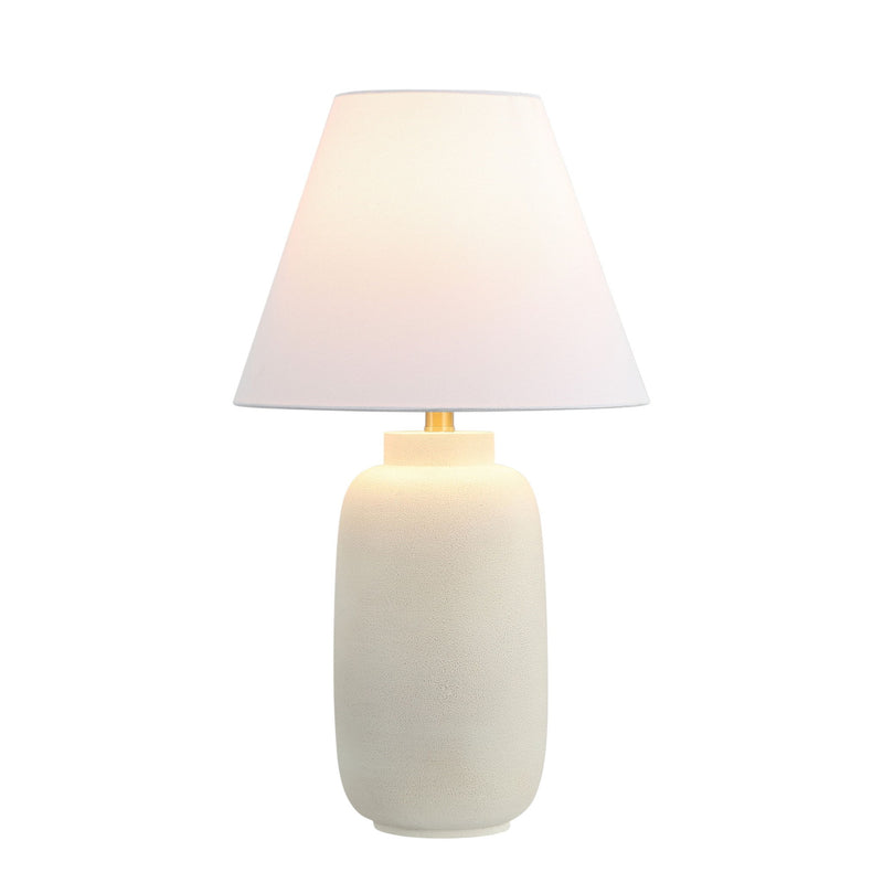 Table Lamps With Cone Shades (Set of 2) - Cream / White