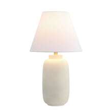 Load image into Gallery viewer, Table Lamps With Cone Shades (Set of 2) - Cream / White
