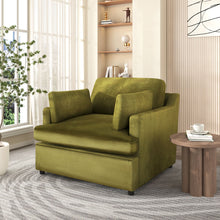 Load image into Gallery viewer, Oversized Accent Chair Comfortable Armrest Cushions, Versatile Neutral Style, Elegant Design, Durable Frame
