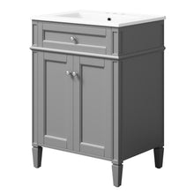 Load image into Gallery viewer, Bathroom Vanity With 2 Doors And Tip Out Drawer, Soft Closing Hinges
