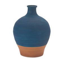 Load image into Gallery viewer, Round Urn (632642) - Blue / Terra Cotta
