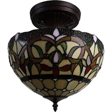 Load image into Gallery viewer, Unique Statement Two Light Glass Dimmable Chandelier With Shades - Red / White
