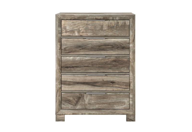Wood Five Drawer Dresser (766582) - Brown