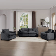 Load image into Gallery viewer, Elegant Oversized Sectional Sofa Set With Deep Seats And Flexible Layout
