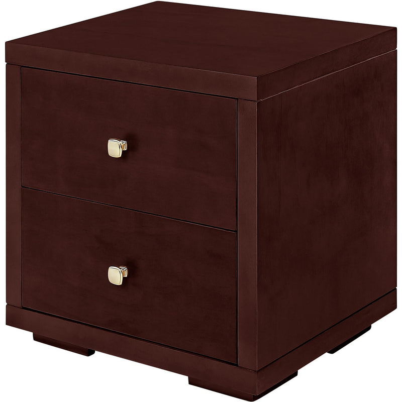 Two Drawer Nightstand - Espresso