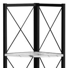 Load image into Gallery viewer, Four Tier Corner Bookcase (489793) - White
