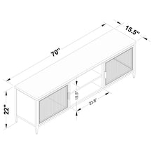 Load image into Gallery viewer, Kenneth - 2 Door TV Stand Doors - Black
