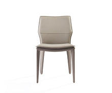 Load image into Gallery viewer, Upholstered Faux Leather Dining Side Chairs (Set of 2) - Taupe
