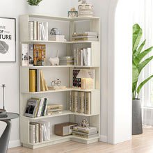 Load image into Gallery viewer, L-Shaped Corner Bookshelf
