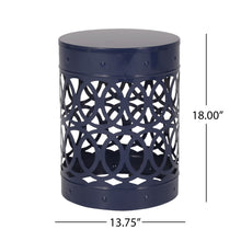 Load image into Gallery viewer, Outdoor Metal Large End Table, Modern Design
