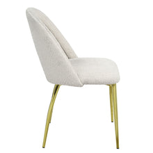 Load image into Gallery viewer, Contemporary Upholstered Fabric Dining Side Chairs (Set of 2) - Beige
