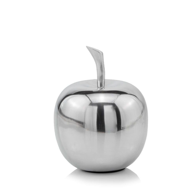 Buffed Decorative Apple Tabletop Sculpture (383763) - Silver
