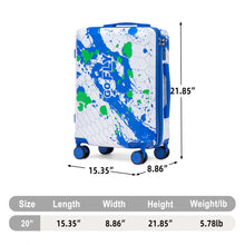 Load image into Gallery viewer, Luggage With Combination Lock, Lightweight Carry-On Suitcase
