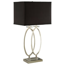 Load image into Gallery viewer, Rectangular Shade Accent Lamp With 3 Way Switch - Silver
