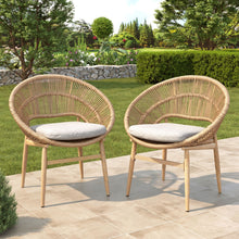 Load image into Gallery viewer, Cyril - Outdoor Papasan Style Dining Chair (Set of 2)

