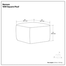 Load image into Gallery viewer, Noreen - Upholstered Square Pouf
