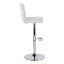 Load image into Gallery viewer, Henry - Contemporary Adjustable Barstool With Swivel &amp; Rounded T Footrest (Set of 2)
