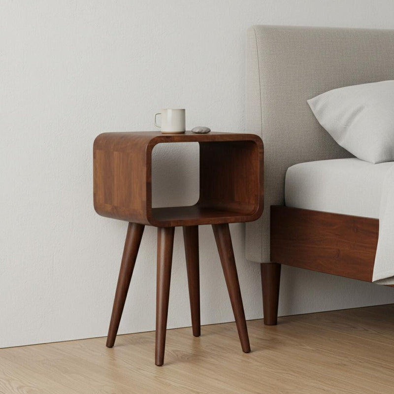 Solid Wood Nightstand - Chestnut