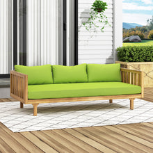 Load image into Gallery viewer, Claremont - 3 Seater Daybed Teak Acacia Wood Water Resistant Cushions

