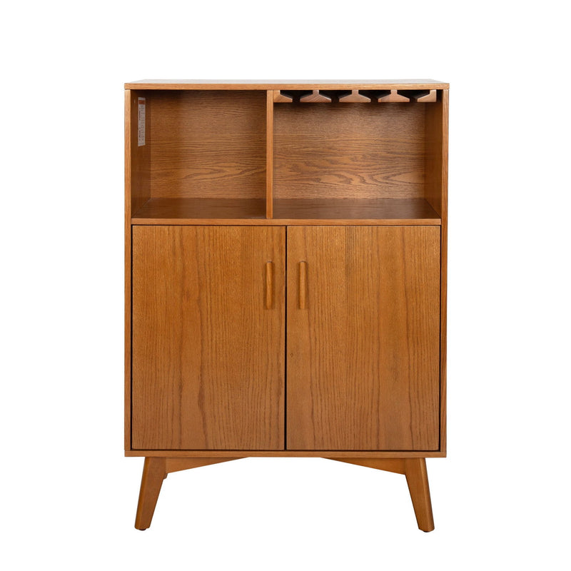 Wood Accent Cabinet - Light Brown