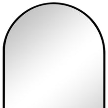 Load image into Gallery viewer, 30" Metal Arch Framed Accent Mirror - Black
