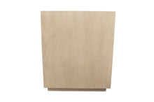 Load image into Gallery viewer, 24" Solid Wood Ribbed Texturere Three Drawer Nightstand - Natural
