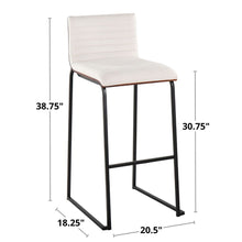 Load image into Gallery viewer, Mason Mara - Contemporary Fixed Height Barstool (Set of 2)
