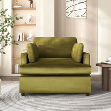 Load image into Gallery viewer, Oversized Accent Chair Comfortable Armrest Cushions, Versatile Neutral Style, Elegant Design, Durable Frame
