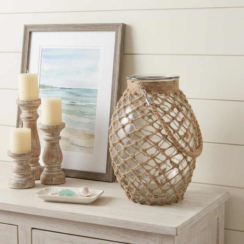 Glass Decorative Bottle (488170) - Brown