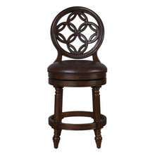 Load image into Gallery viewer, Stool With Back And Swivel Upholstered Seat
