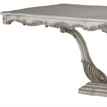 Load image into Gallery viewer, 44" Solid Wood Pedestal Base Dining Table - Off White
