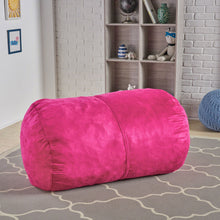 Load image into Gallery viewer, Michael - Modern Cylindrical Suede Bean Bag Chair
