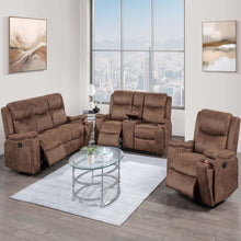Load image into Gallery viewer, Modern Manual Motion Living Room Set &amp; Hidden Cup Holders
