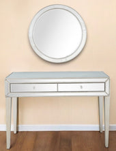 Load image into Gallery viewer, 16.8" x 48" x 32.8" Mirrored Glass Console Table - Silver
