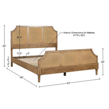 Load image into Gallery viewer, Lily Pond - Queen Platform Bed Toasted - Natural

