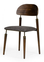 Load image into Gallery viewer, Mid Century Dining Chairs (Set of 2) - Gray / Brown
